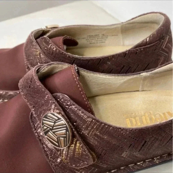 Alegria PG Lite Dream Fit Den 589 Brown Slip On Comfort Shoes - Picture 5 of 9